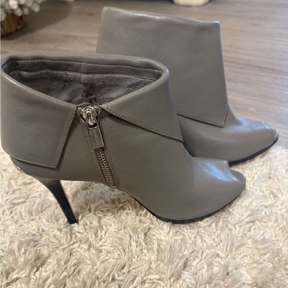 Michael Kors Sleek Gray Ankle Booties